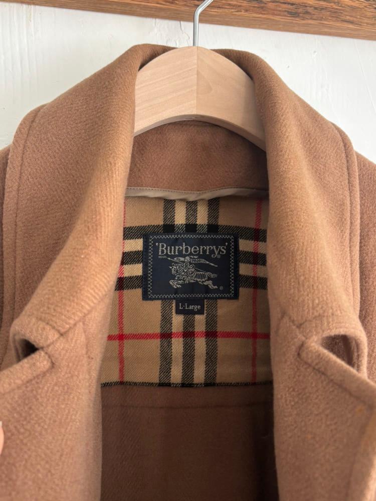 (중고) Burberry 버버리 브라운 울 더플코트 8