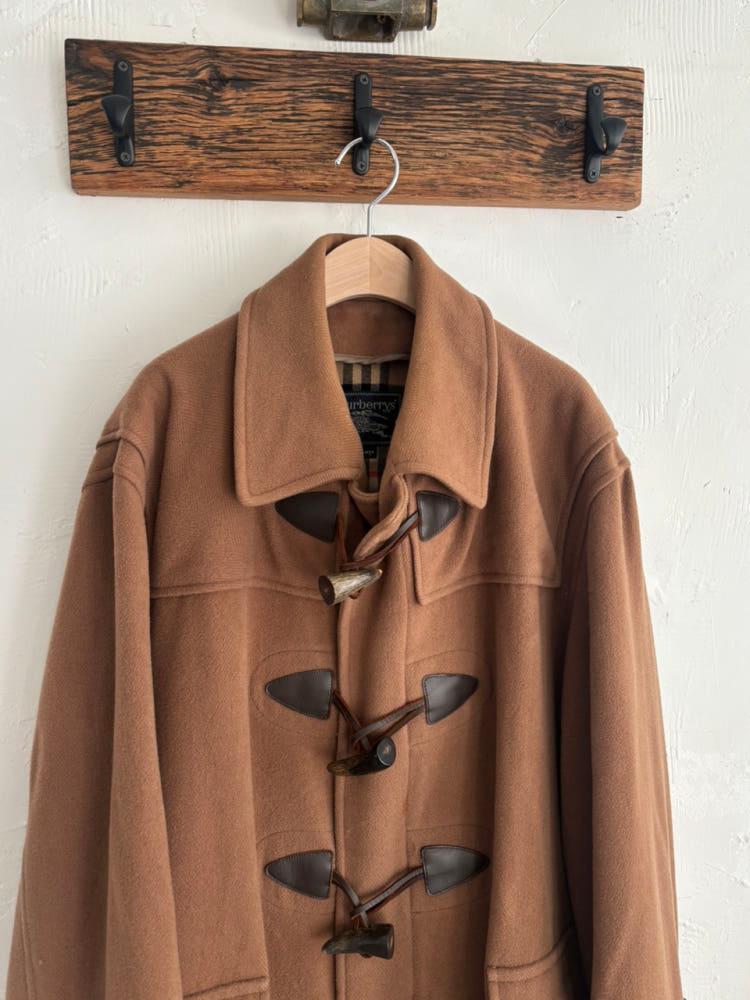 (중고) Burberry 버버리 브라운 울 더플코트 4
