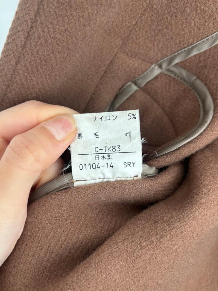 (중고) Burberry 버버리 브라운 울 더플코트 10