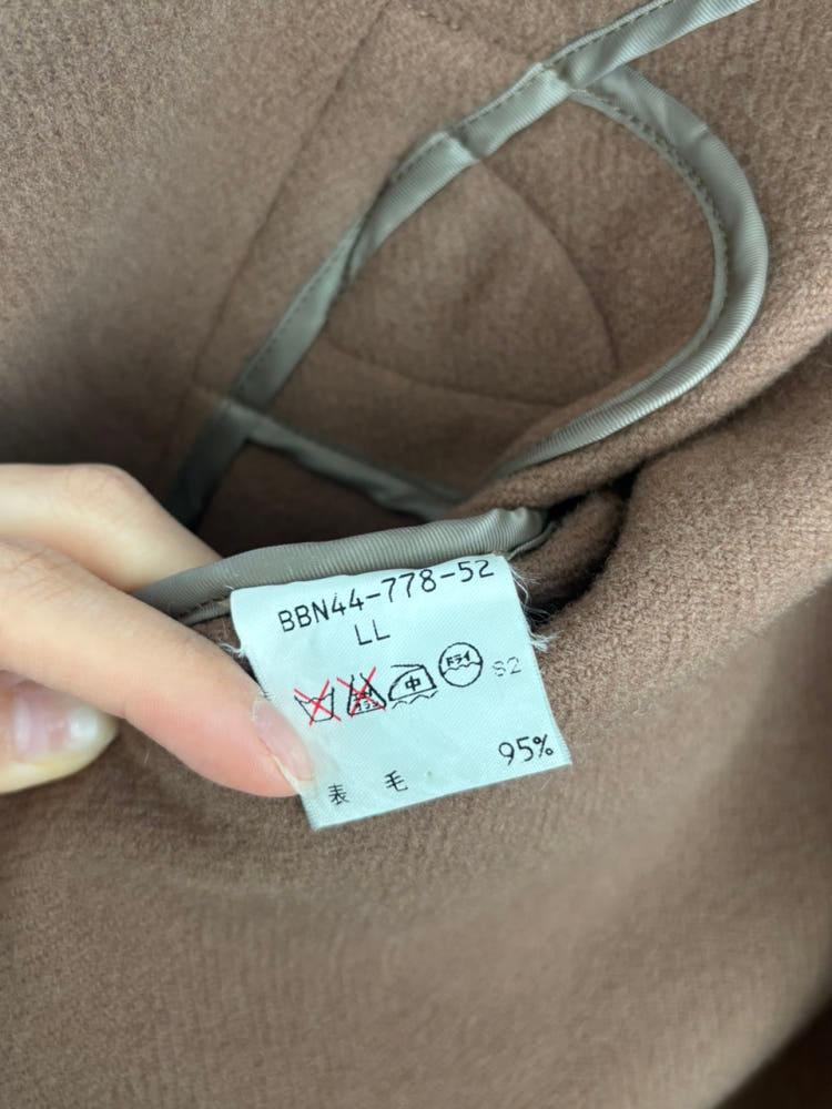 (중고) Burberry 버버리 브라운 울 더플코트 9