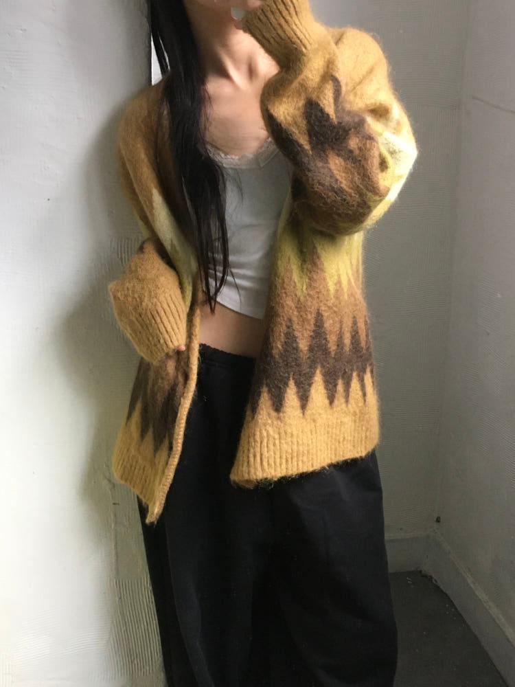 Needles 니들스 모헤어 가디건 5