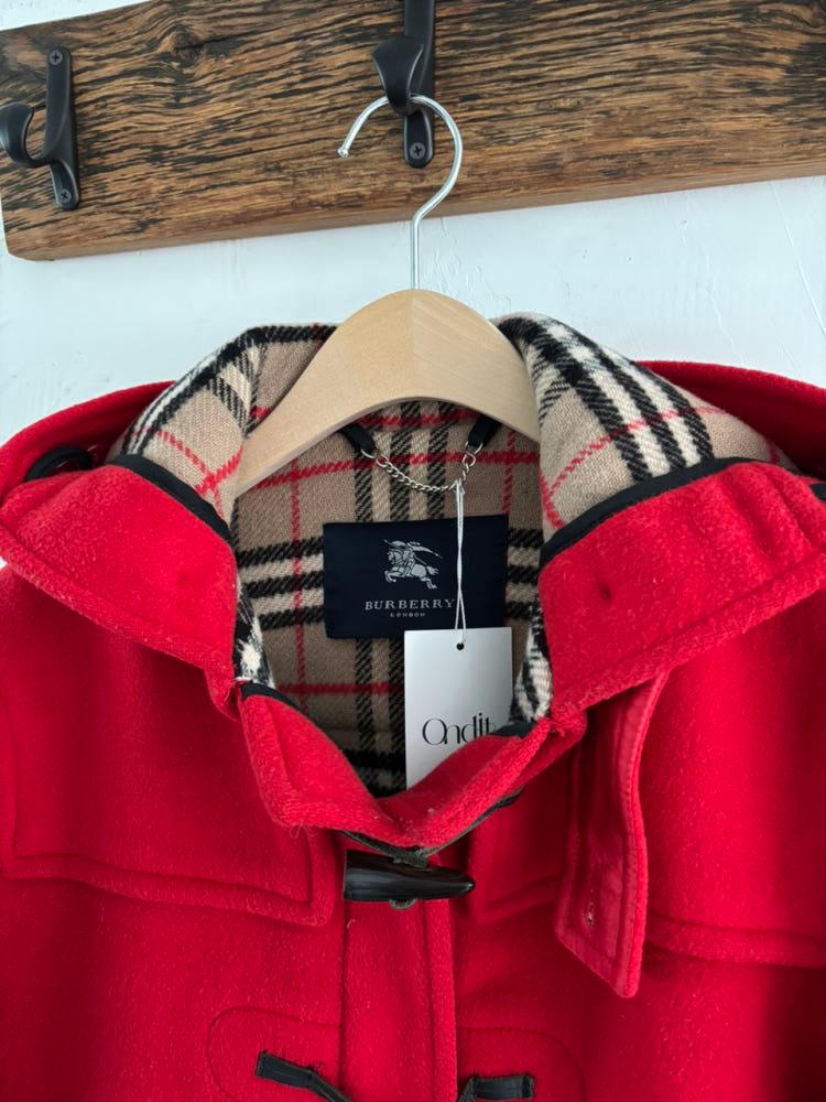 Burberry 버버리 레드 더플 코트 11
