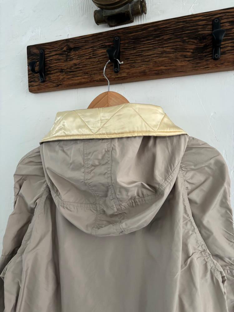 Sacai 사카이 밀리터리 베이지 실크 혼방 코트 9