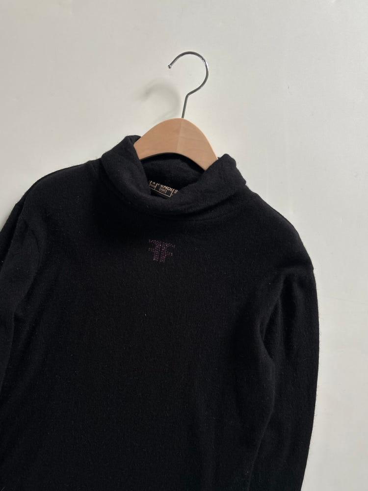 FENDI 펜디 블랙 로고 터틀넥 8