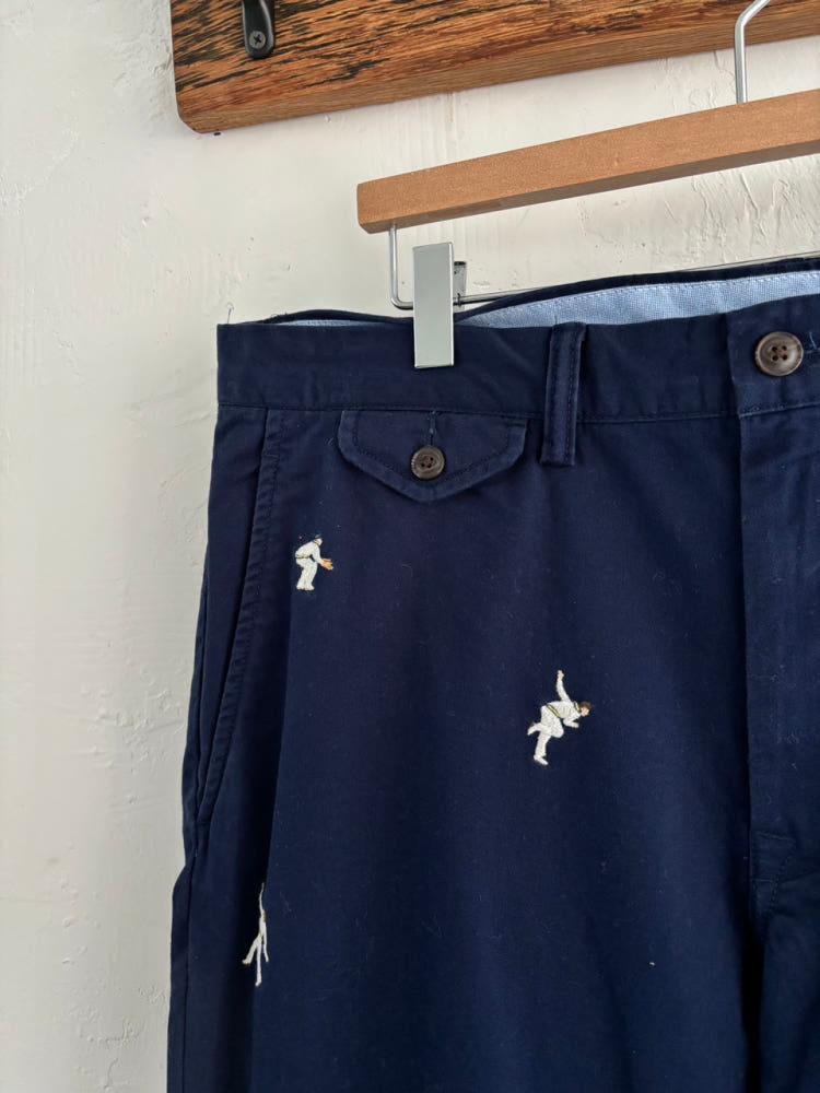 Polo 폴로 랄프로렌 QR신형 네이비 코튼 팬츠 6