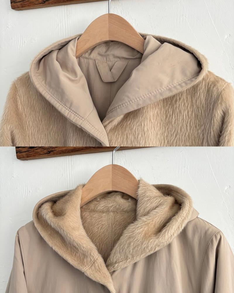 Max Mara 막스마라 리버시블 후드 코트 8