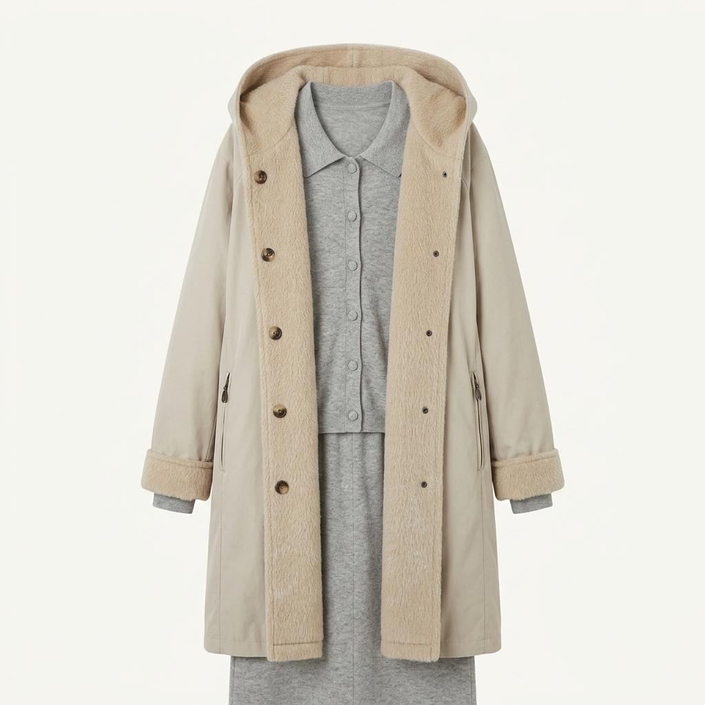 Max Mara 막스마라 리버시블 후드 코트 1