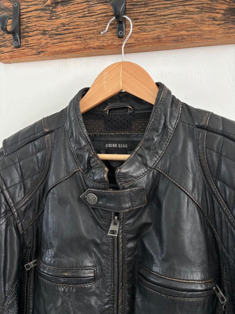 Harley Davidson 할리데이비슨 블랙 가죽 라이딩 기어 자켓 7