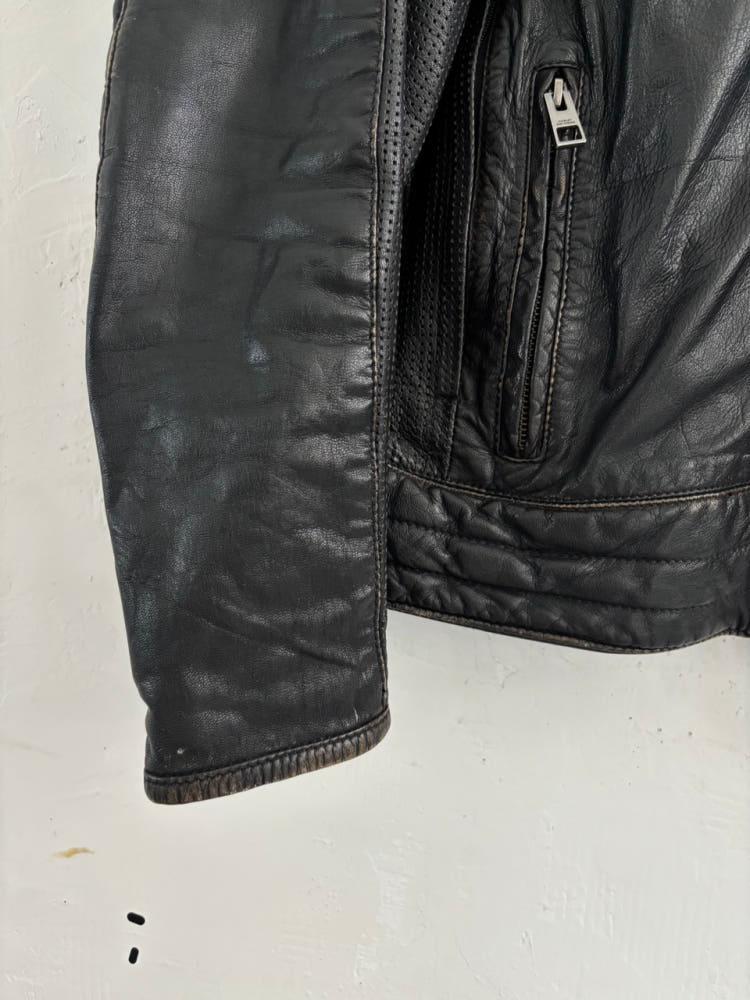 Harley Davidson 할리데이비슨 블랙 가죽 라이딩 기어 자켓 5