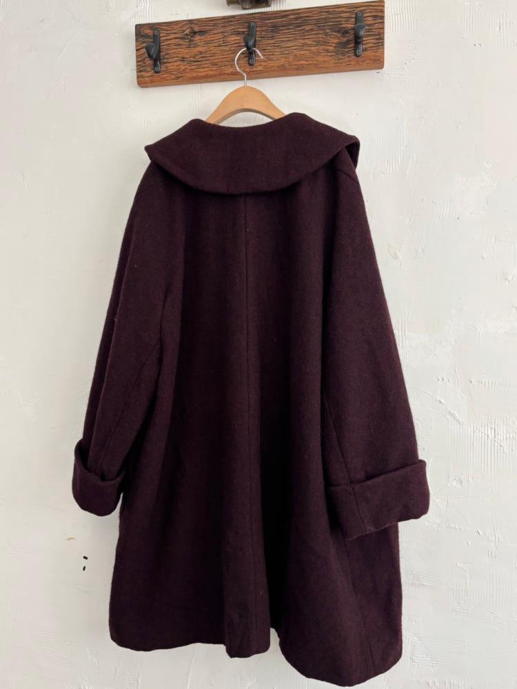 Comme des Garcons 꼼데가르송 96‘s 버건디 울 코트 10