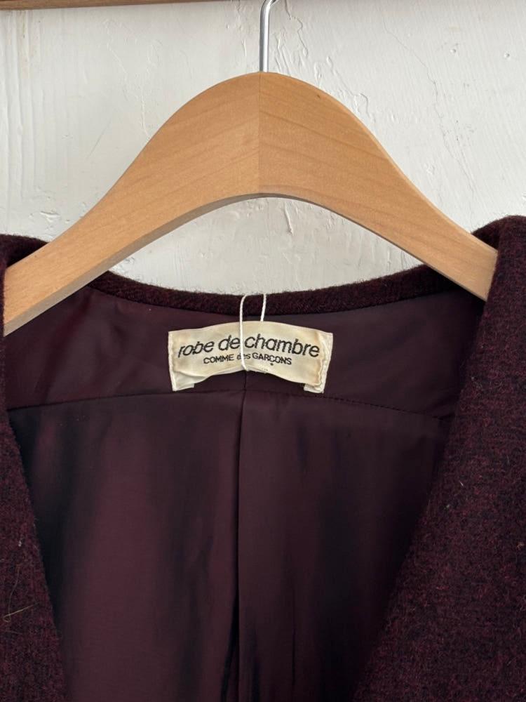 Comme des Garcons 꼼데가르송 96‘s 버건디 울 코트 11