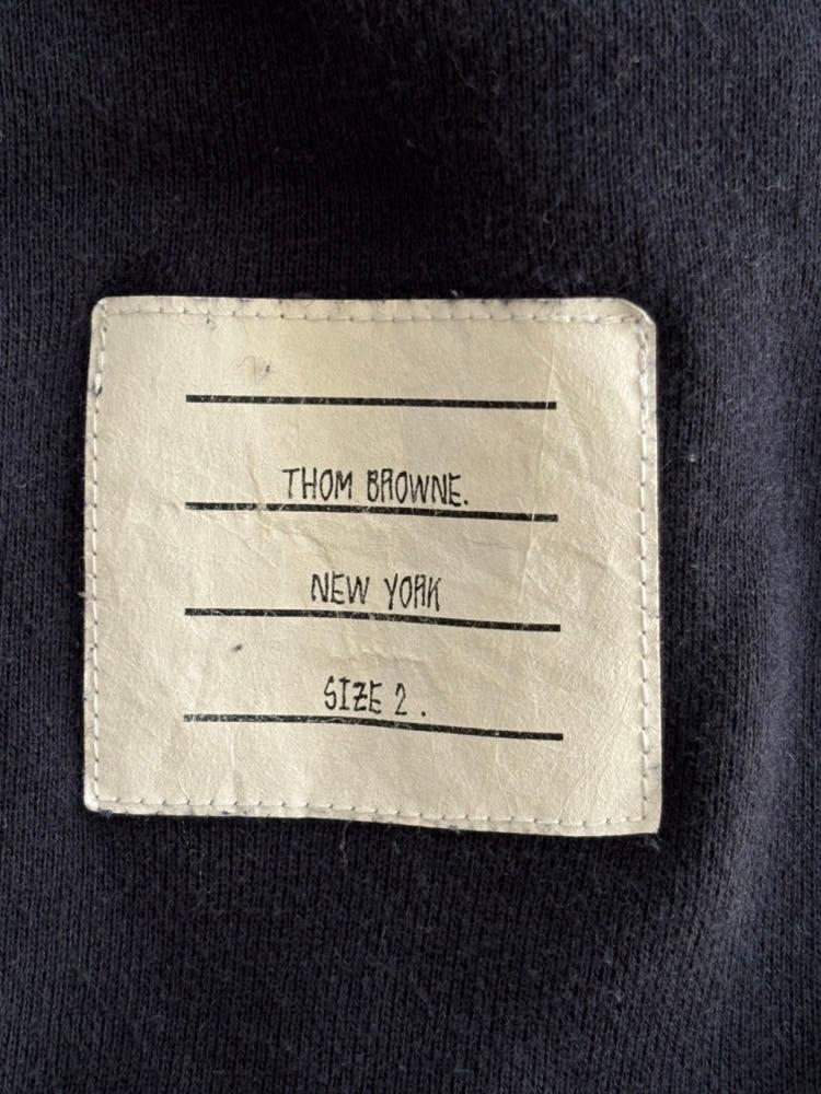 Thom Browne 톰브라운 네이비 스웨트셔츠 6