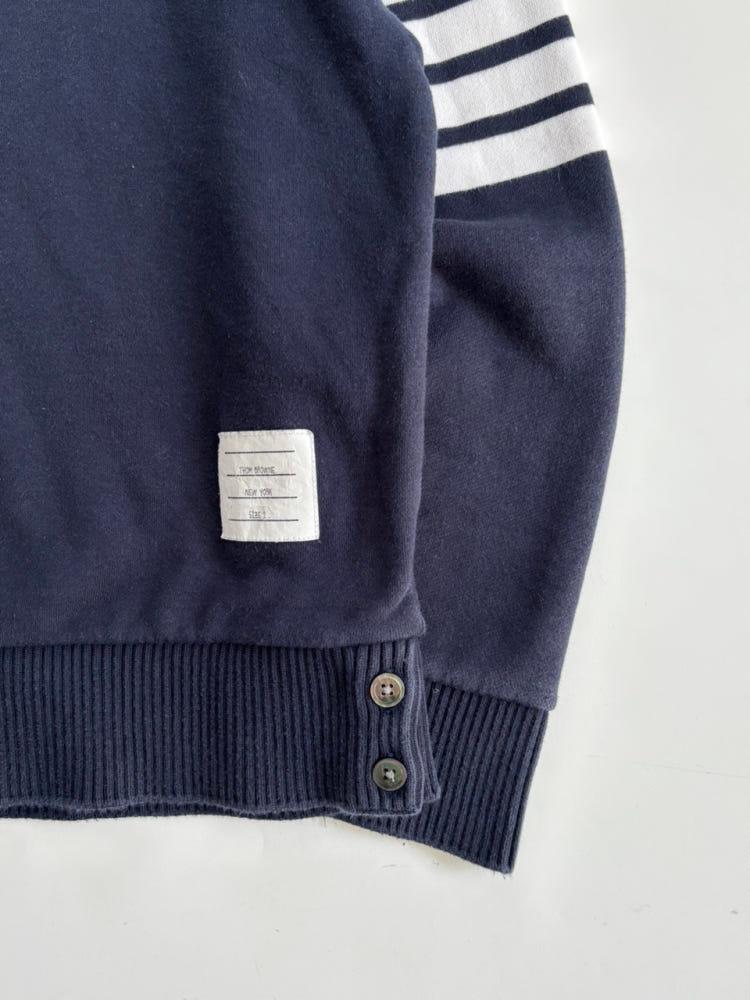 Thom Browne 톰브라운 네이비 스웨트셔츠 5