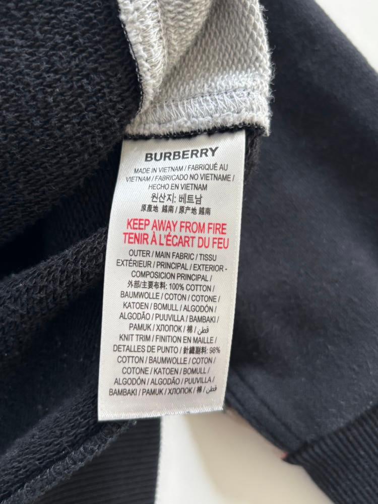 Burberry 버버리 블랙 체크 코튼 후디 10