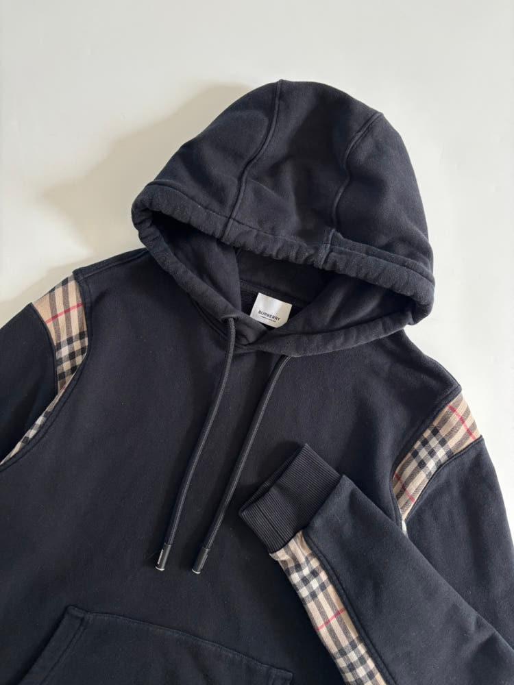 Burberry 버버리 블랙 체크 코튼 후디 6