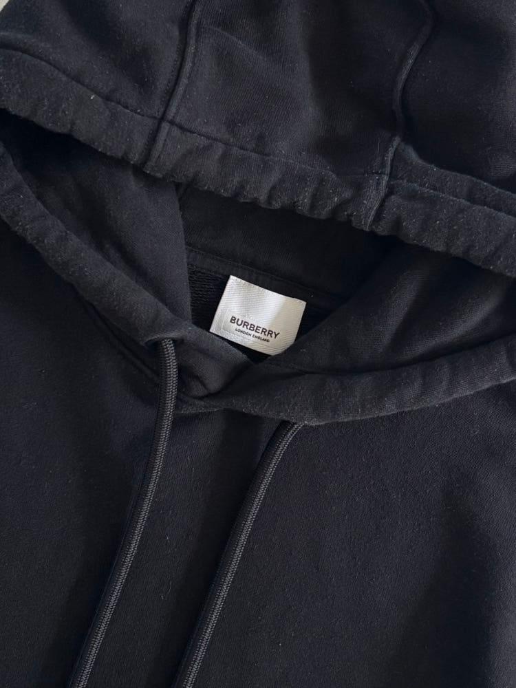 Burberry 버버리 블랙 체크 코튼 후디 7