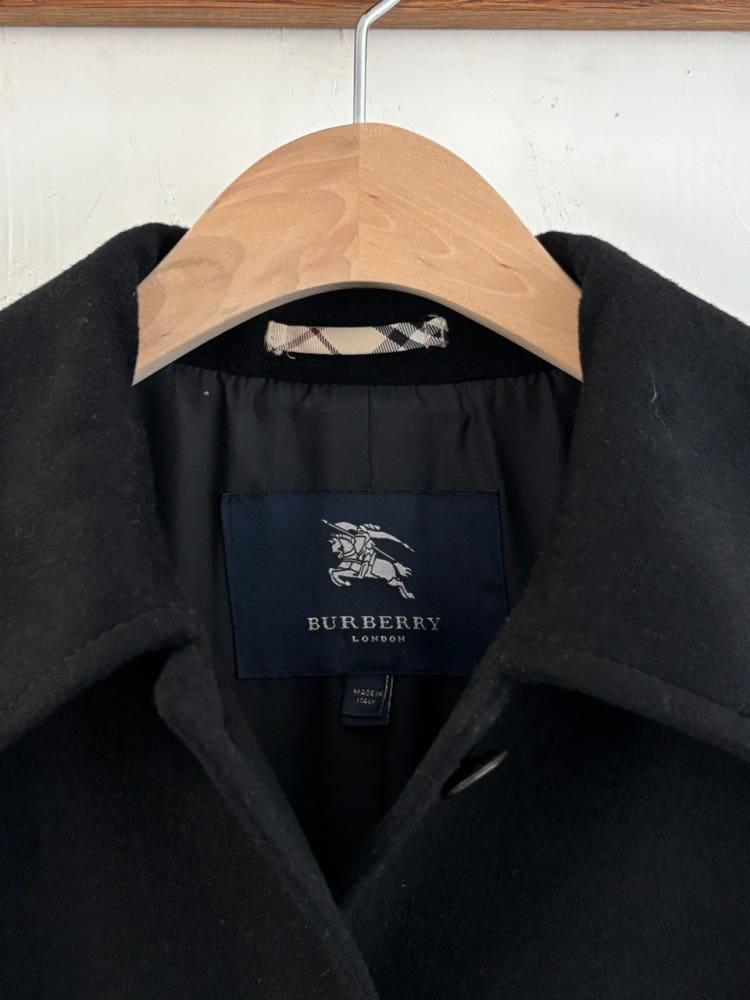 Burberry 버버리 블랙 싱글 브레스트 코트 6