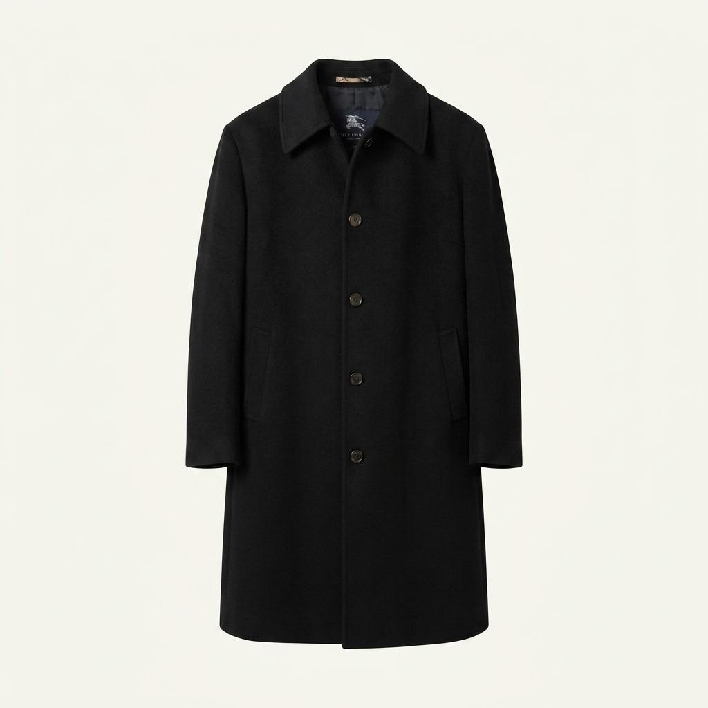 Burberry 버버리 블랙 싱글 브레스트 코트 1