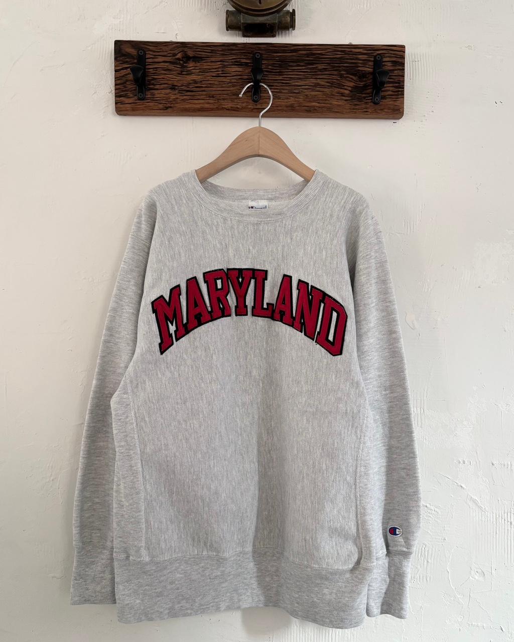 Champion 챔피온 리버스위브 MARYLAND 멜란지그레이 스웻셔츠 2