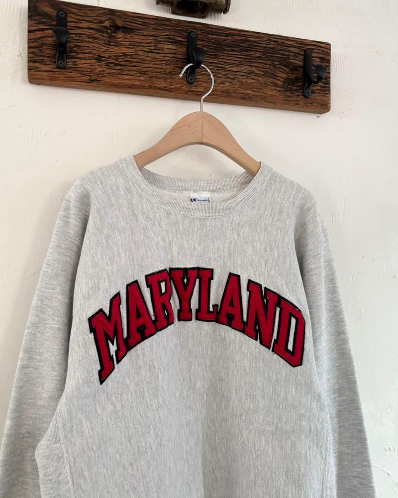 Champion 챔피온 리버스위브 MARYLAND 멜란지그레이 스웻셔츠 5