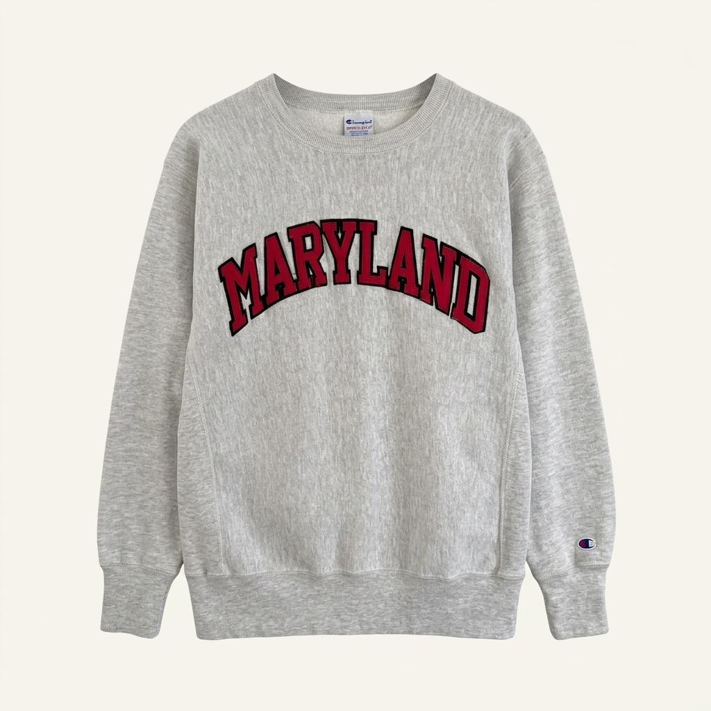Champion 챔피온 리버스위브 MARYLAND 멜란지그레이 스웻셔츠 1