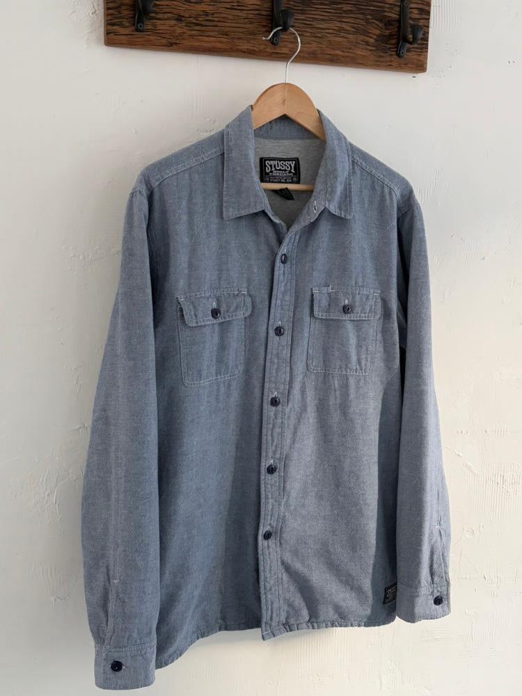 Stussy 스투시 투포켓 안감 데님 셔츠 자켓 3