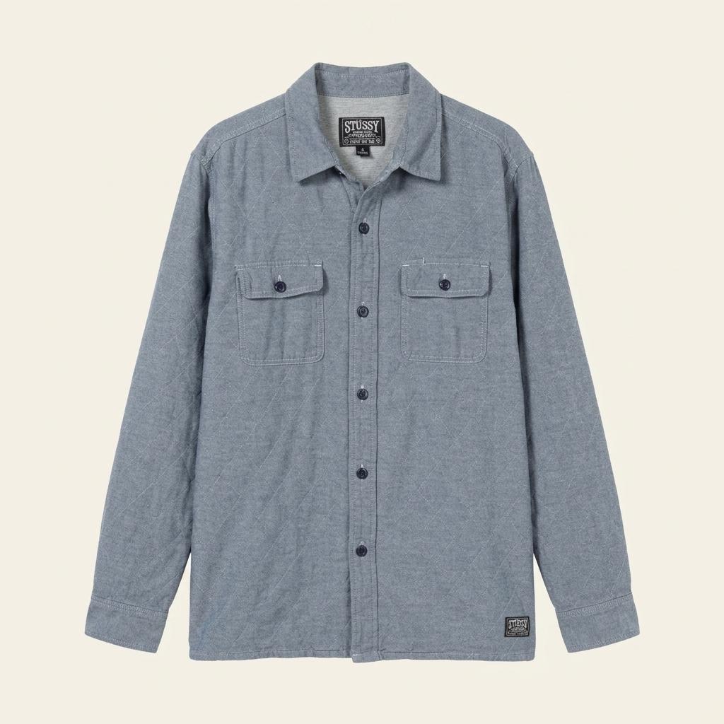 Stussy 스투시 투포켓 안감 데님 셔츠 자켓 1