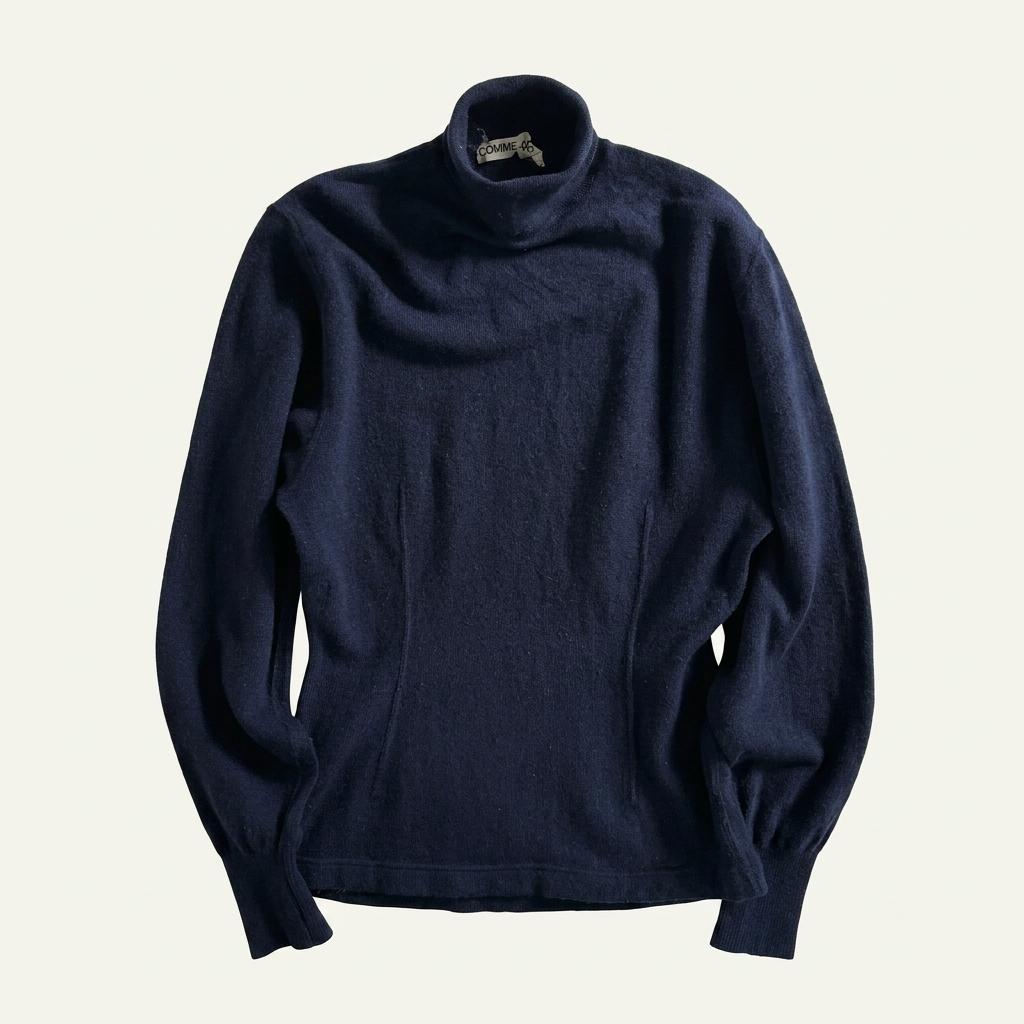 CDG 꼼데가르송 네이비 터틀넥 니트 1