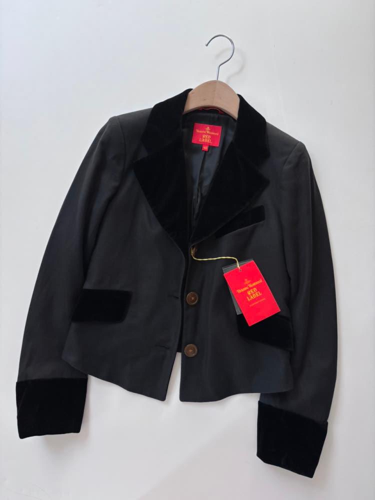 [새상품] Vivienne Westwood 비비안웨스트우드 레드라벨 블랙 울 자켓 3