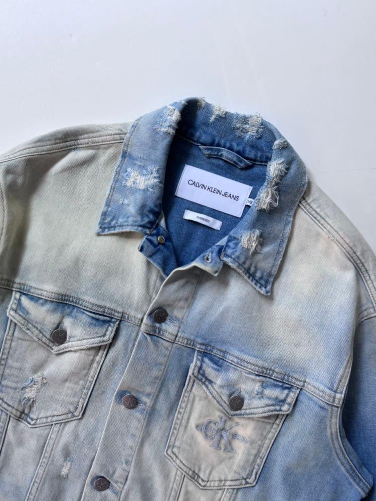 Calvin Klein 캘빈클라인 연청 데님 자켓 6