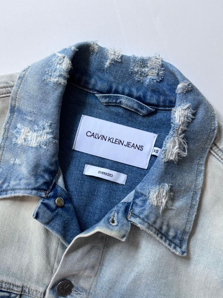 Calvin Klein 캘빈클라인 연청 데님 자켓 7