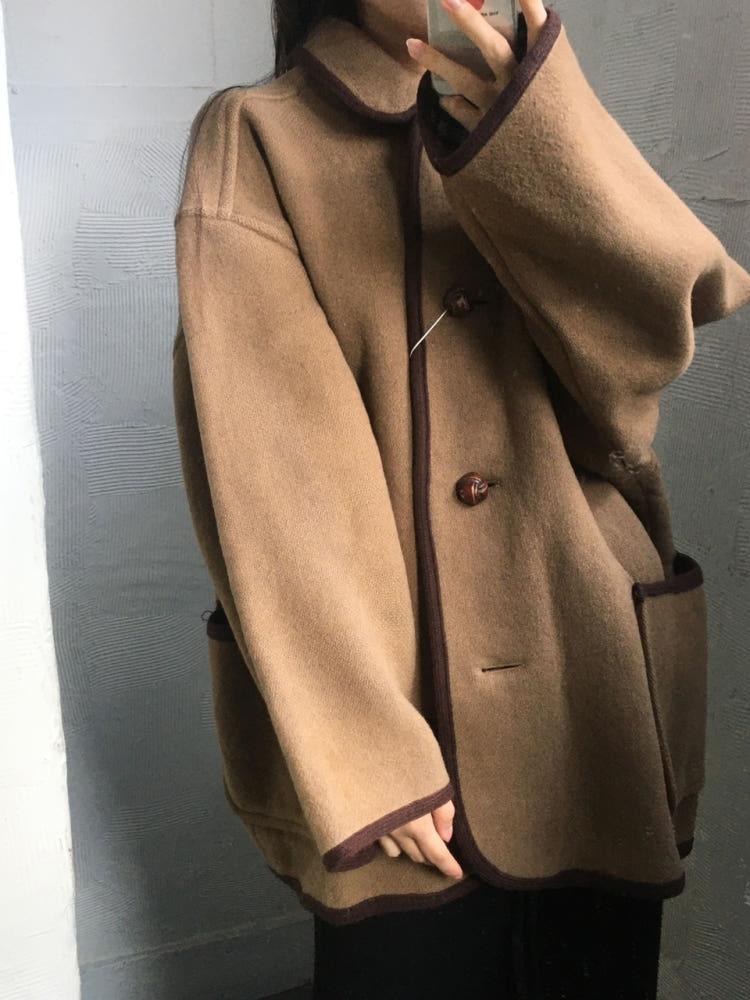 Burberry 버버리 클래식 브라운 울 코트 5