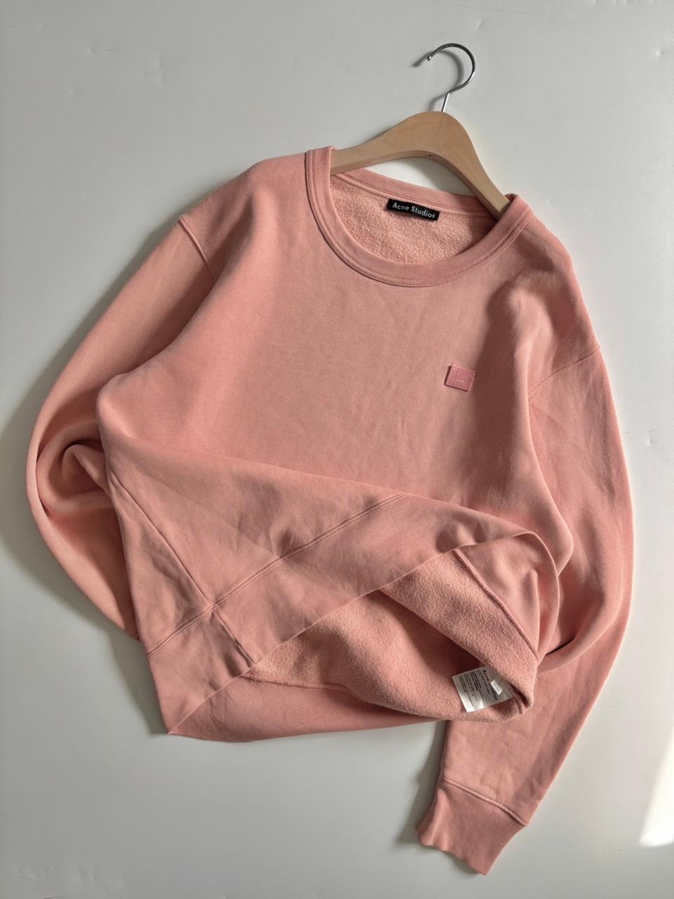 Acne Studios 아크네스튜디오 페어뷰 페이스 핑크 스웻셔츠 2