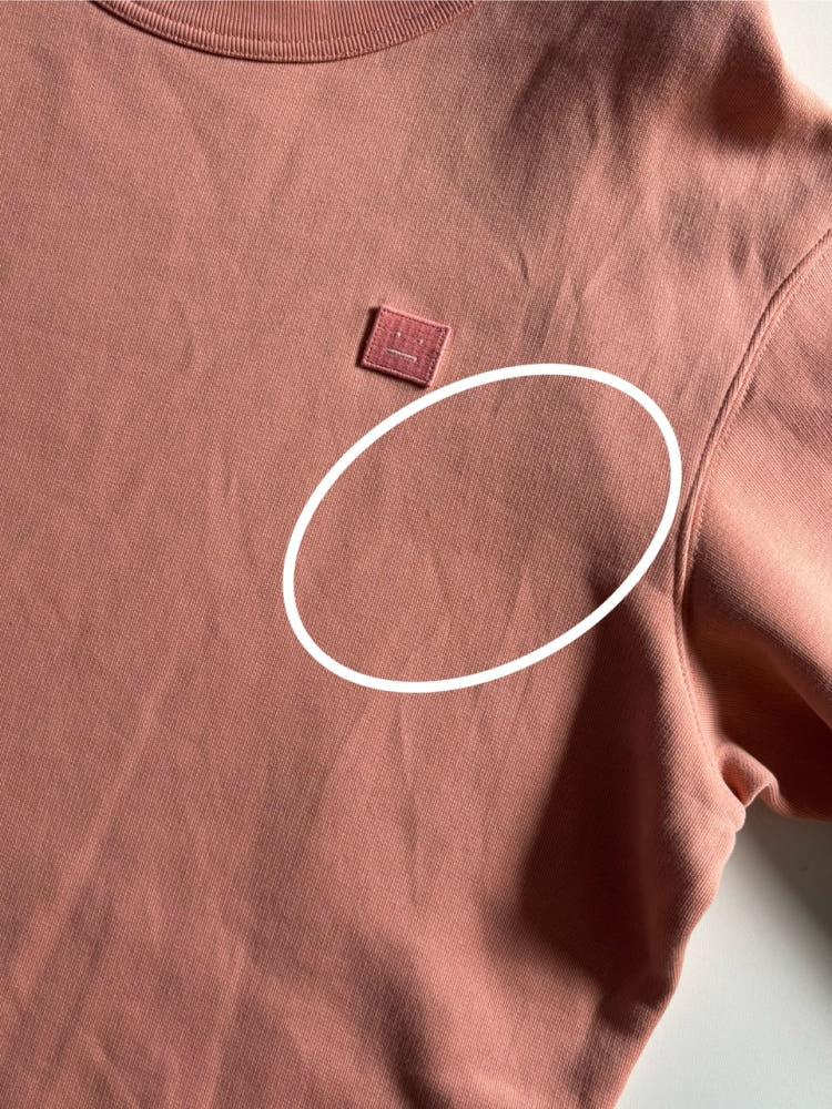 Acne Studios 아크네스튜디오 페어뷰 페이스 핑크 스웻셔츠 9