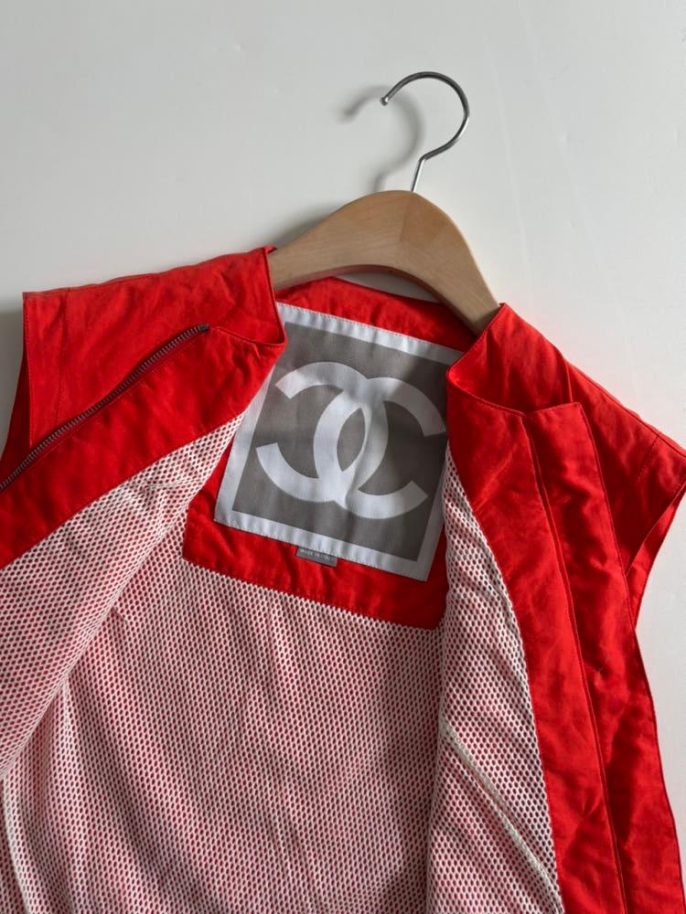 Chanel 샤넬 스포츠 오렌지 나일론 베스트 7
