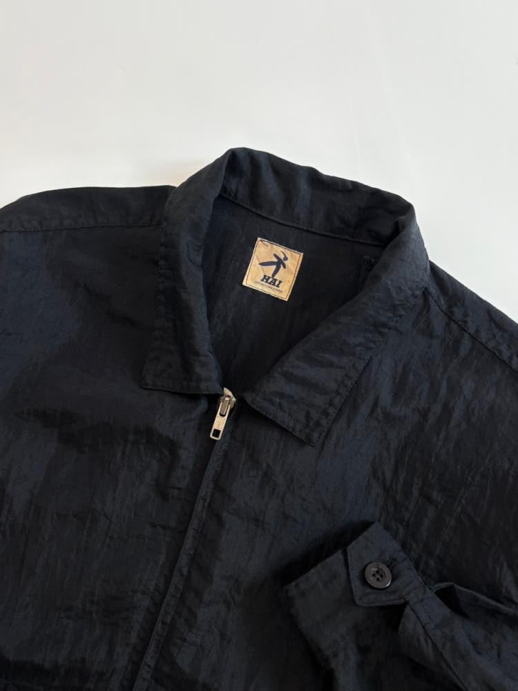 Issey Miyake 이세이미야케 하이 블랙컬러 나일론 자켓 9