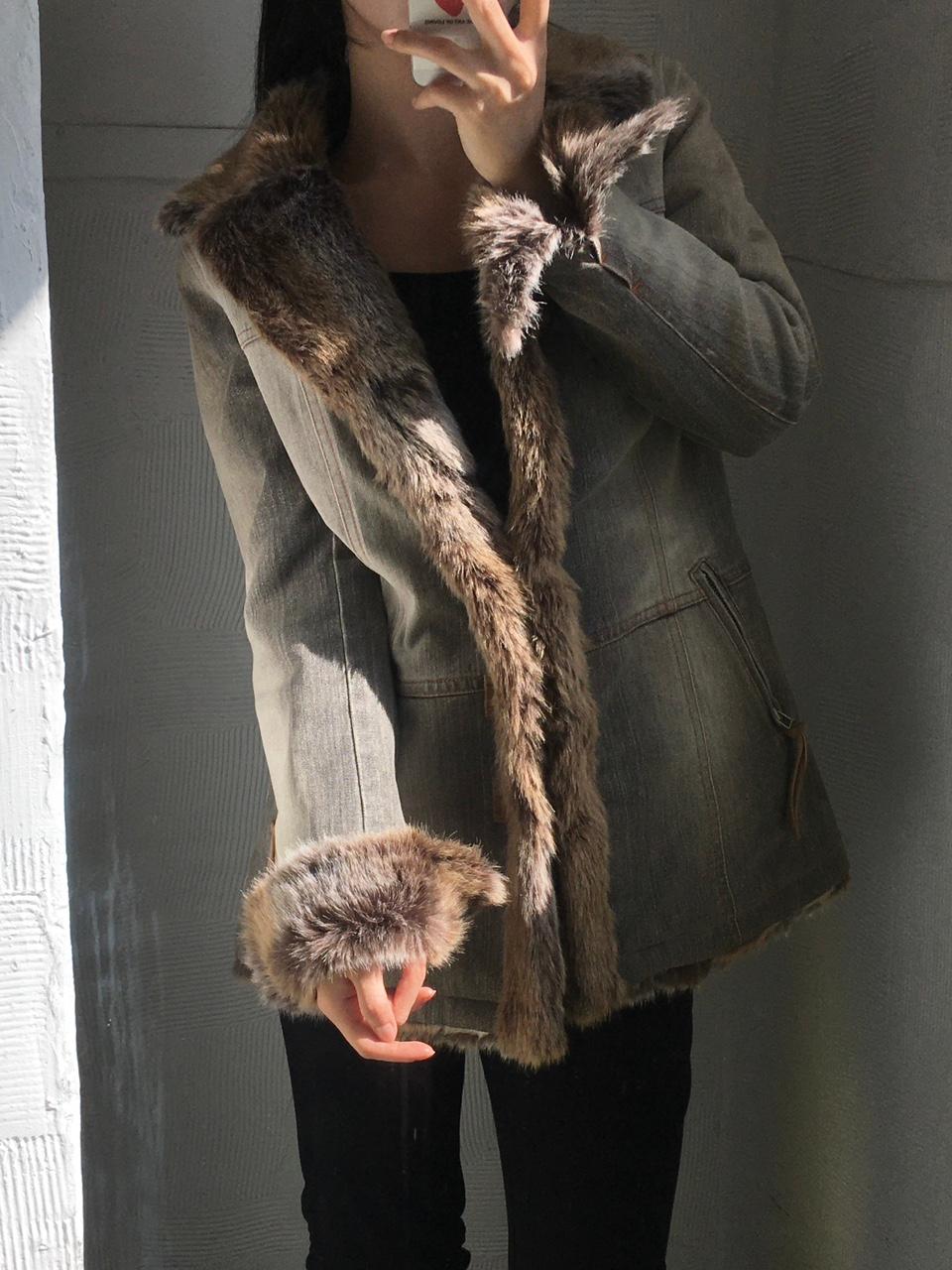 Burberry 버버리 블루라벨 퍼 데님 자켓 2
