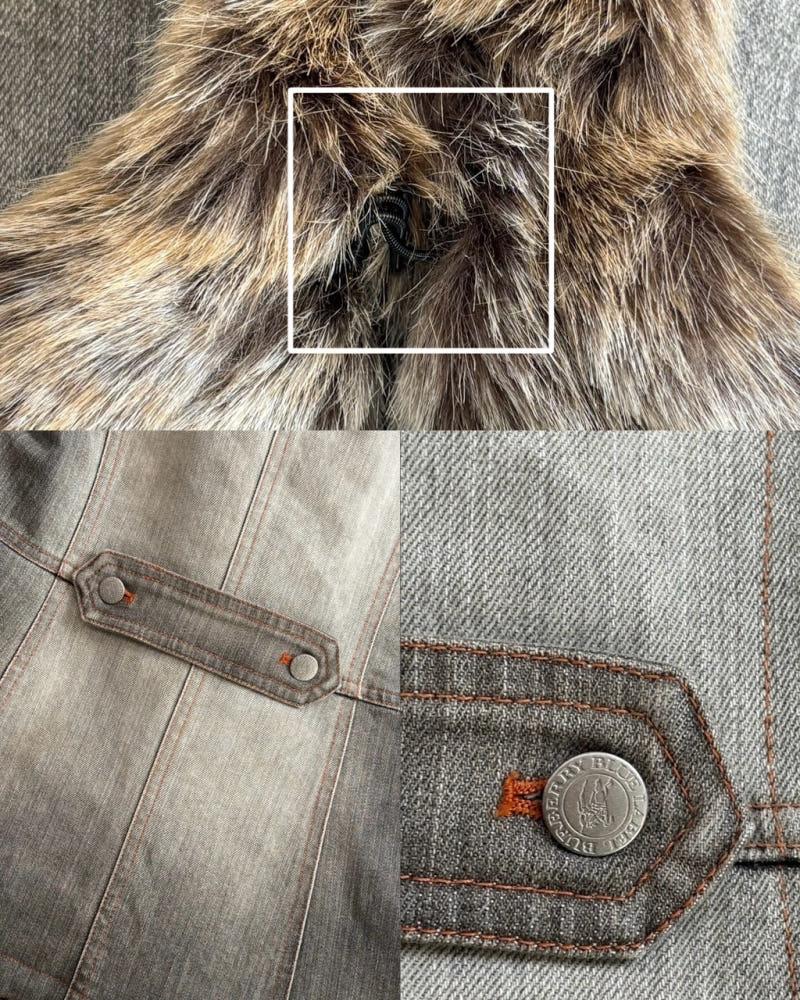 Burberry 버버리 블루라벨 퍼 데님 자켓 11