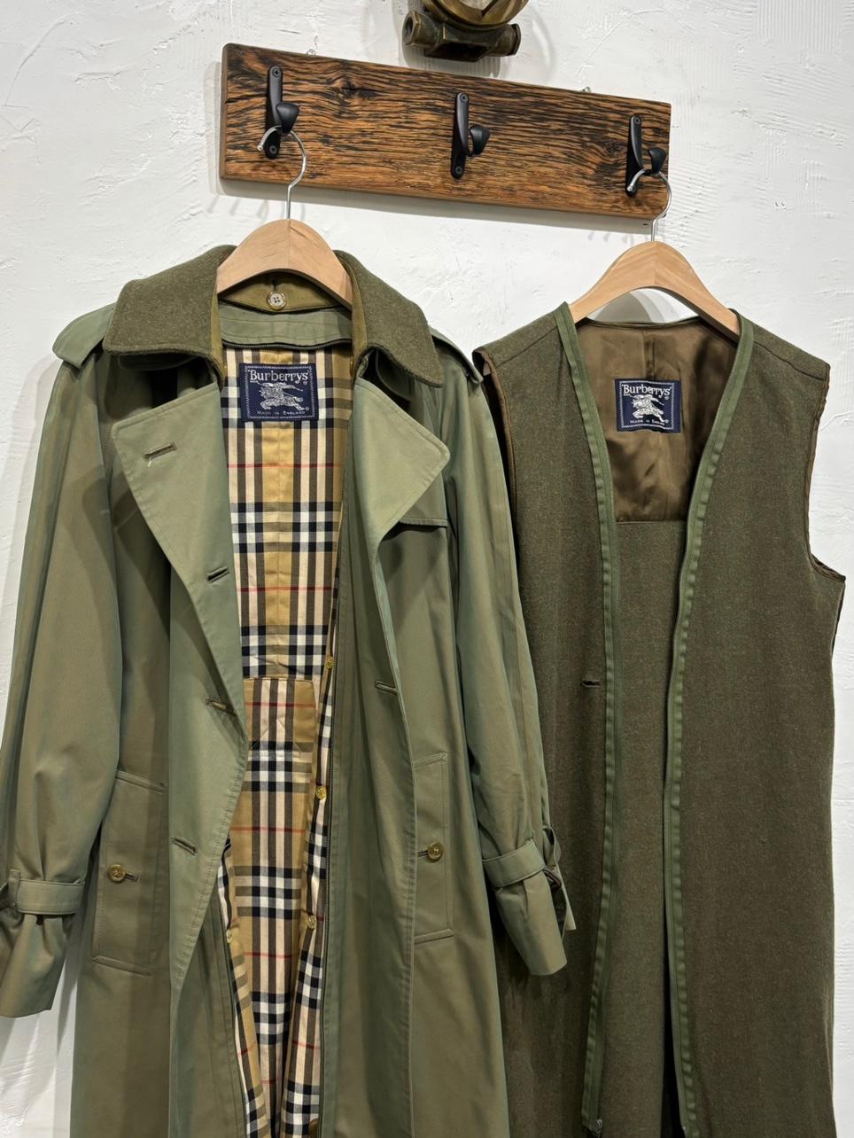 Burberry 버버리 카키 더블 카라 코트 2