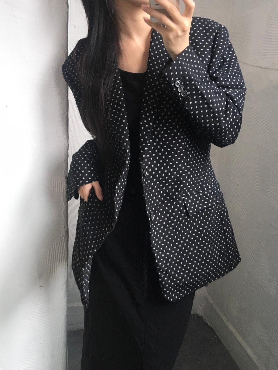 Dior 크리스찬 디올 옴므 17SS 도트 나로 라펠 울 블레이저 2