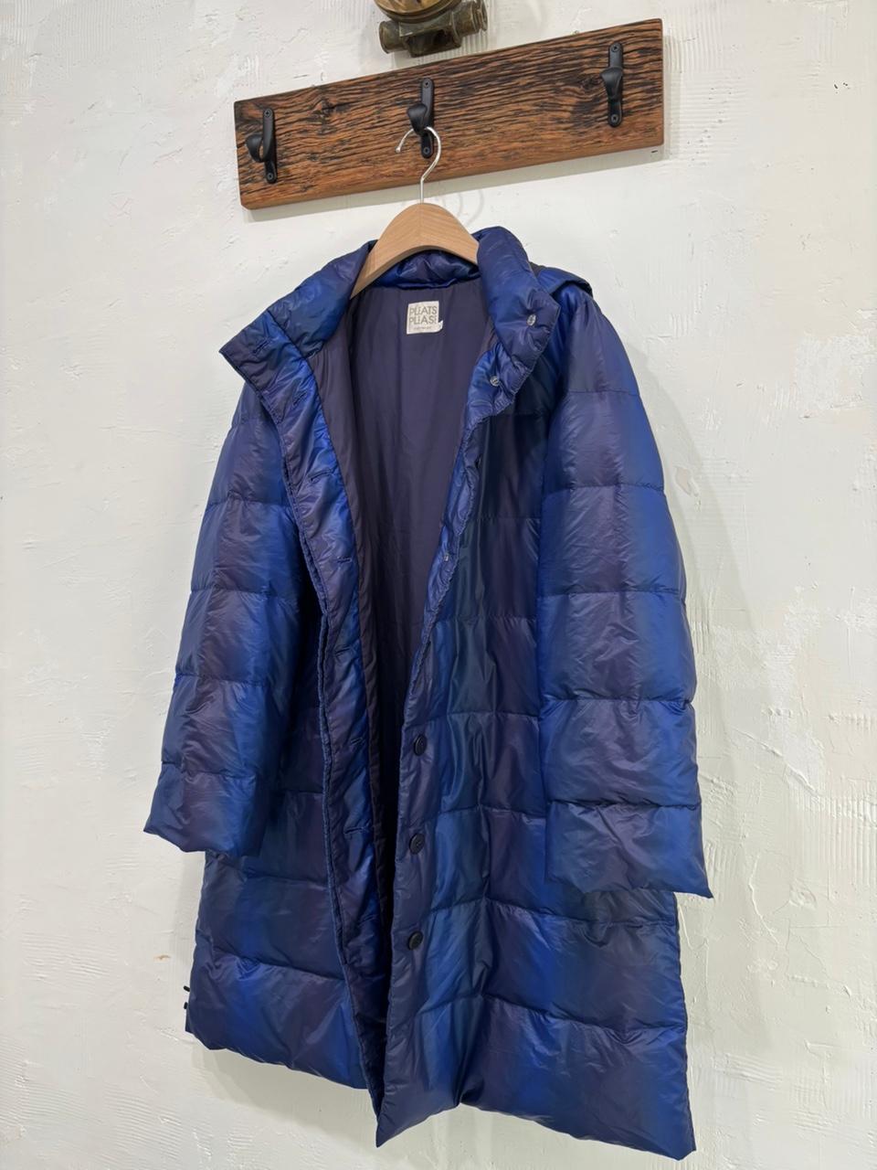 Pleats Please 플리츠플리즈 블루 타이다이 롱패딩 2