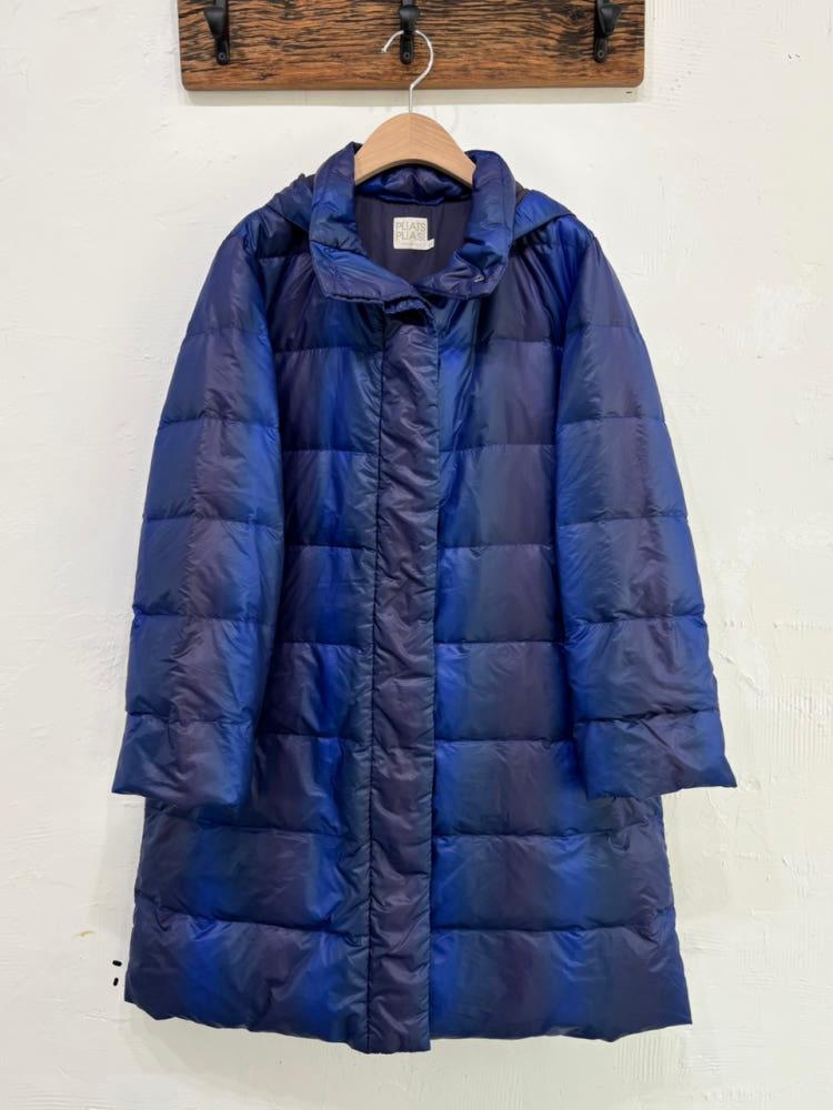 Pleats Please 플리츠플리즈 블루 타이다이 롱패딩 4
