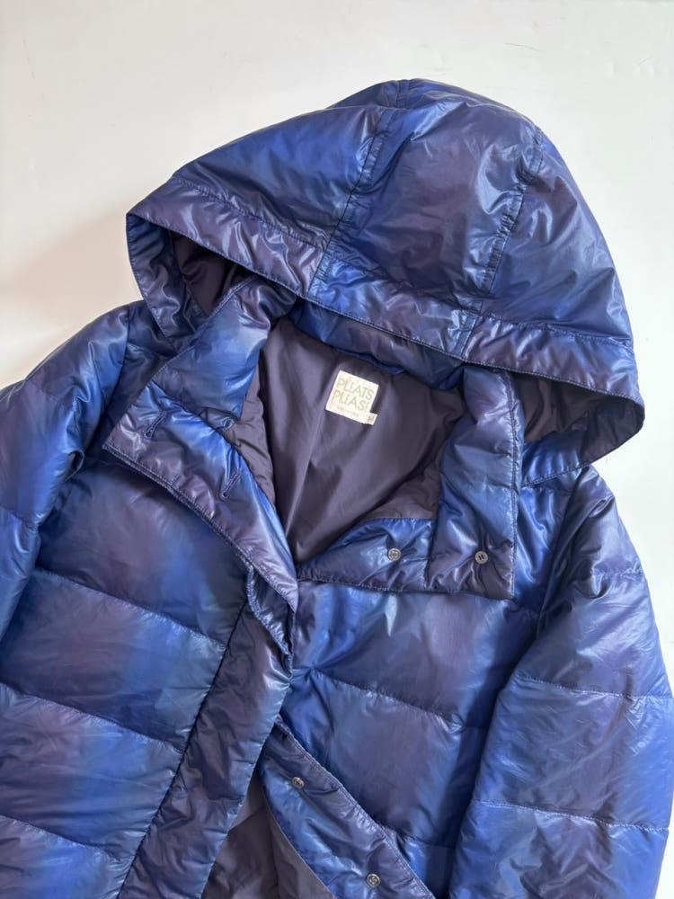Pleats Please 플리츠플리즈 블루 타이다이 롱패딩 8