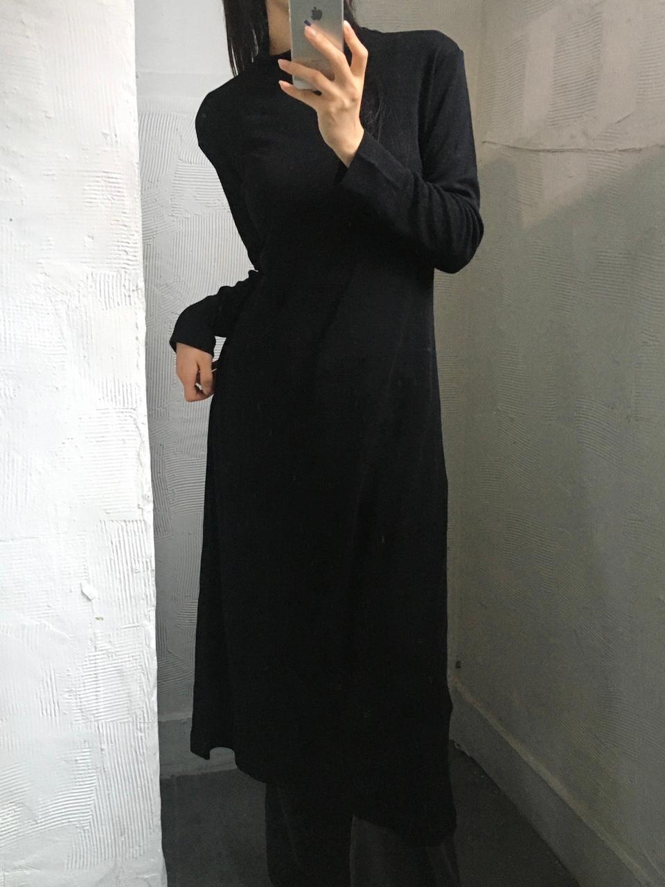 Issey Miyake 이세이미야케 블랙 모크넥 원피스 2