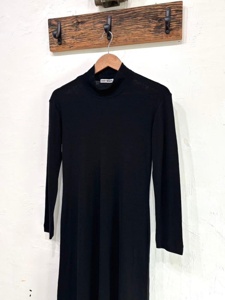 Issey Miyake 이세이미야케 블랙 모크넥 원피스 7