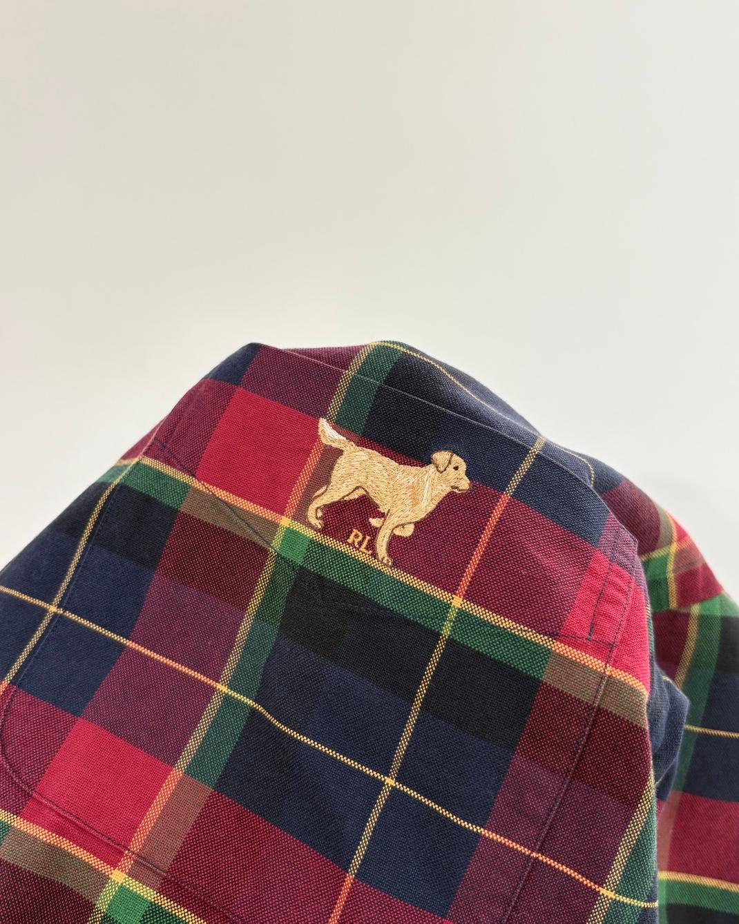 Polo 폴로 랄프로렌 도그자수 레드체크 패턴 셔츠 2
