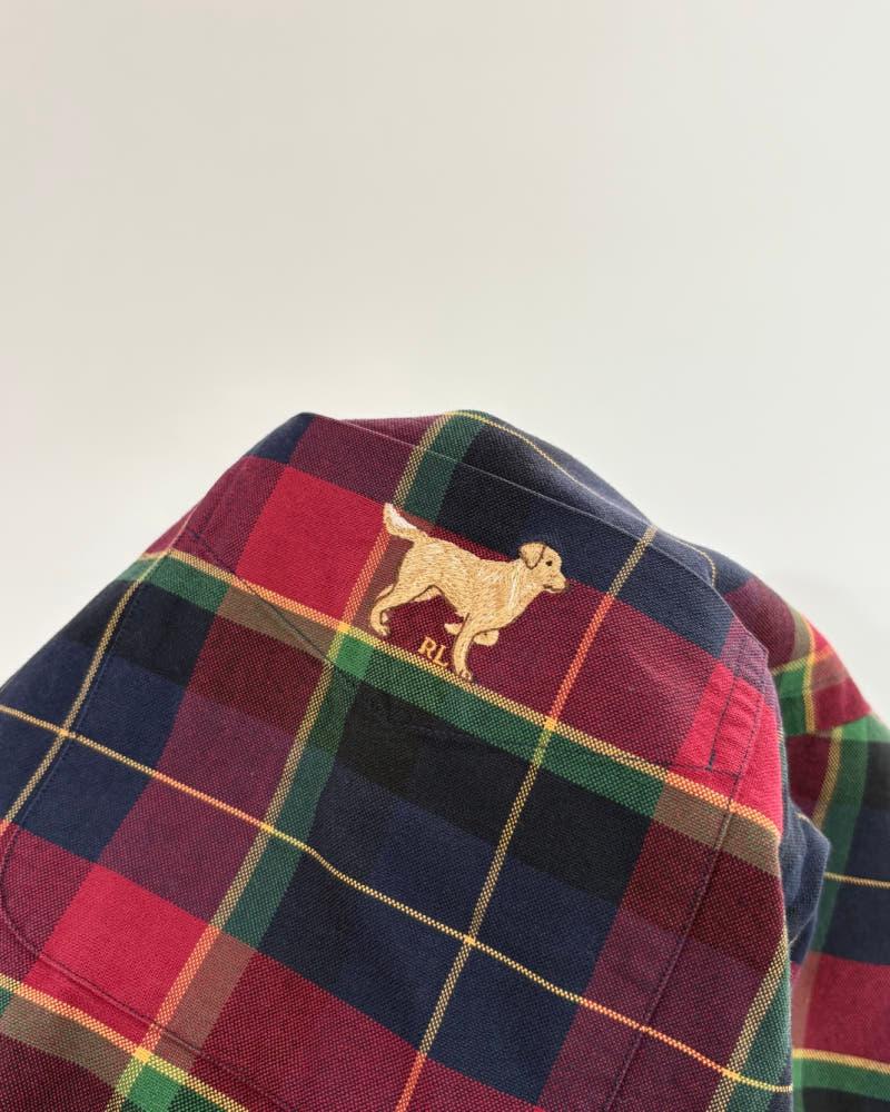 Polo 폴로 랄프로렌 도그자수 레드체크 패턴 셔츠 3