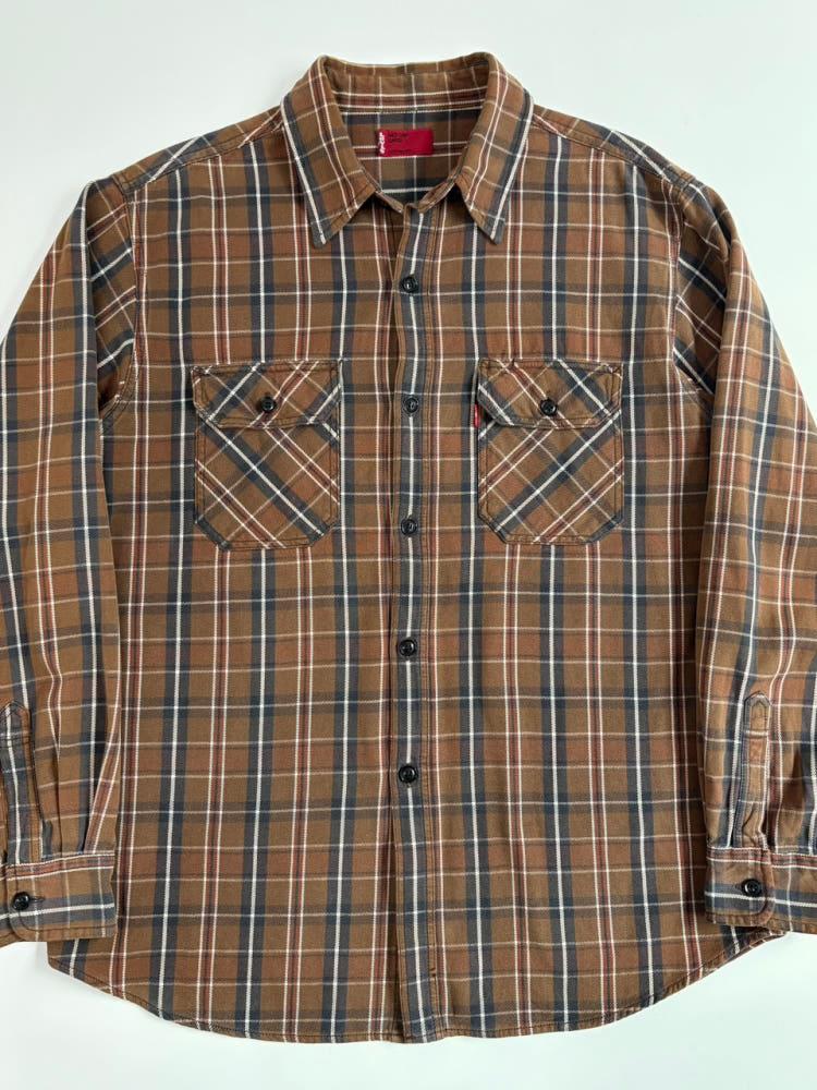Levi's 리바이스 레드탭 투포켓 브라운컬러 체크 셔츠 5