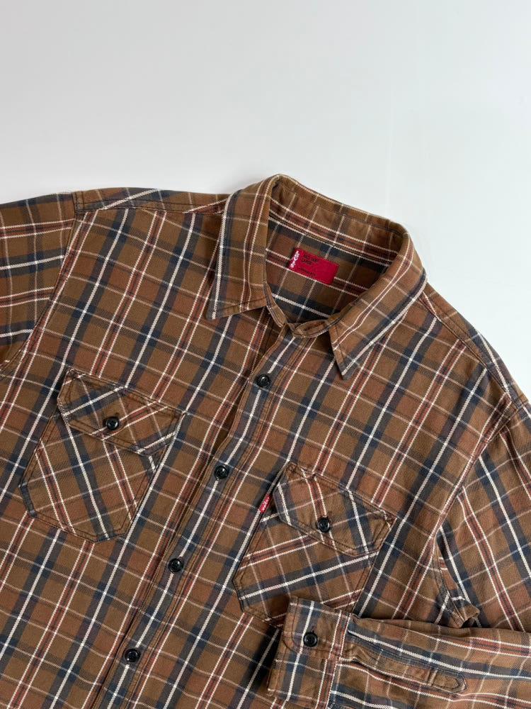Levi's 리바이스 레드탭 투포켓 브라운컬러 체크 셔츠 3