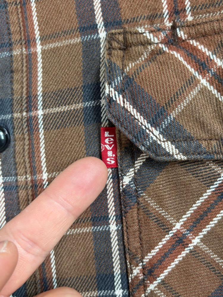 Levi's 리바이스 레드탭 투포켓 브라운컬러 체크 셔츠 7